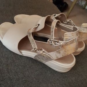 Ecco Shoes | Ecco Leather Sandals Size 39 | Poshmark